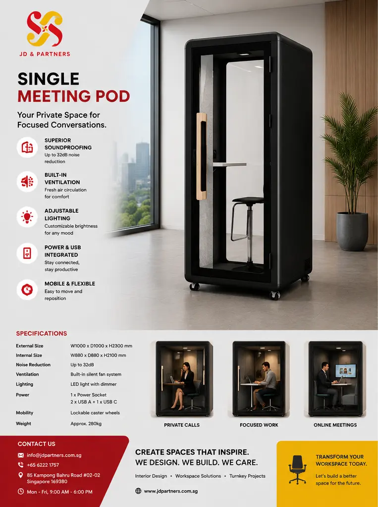 single meeting pod